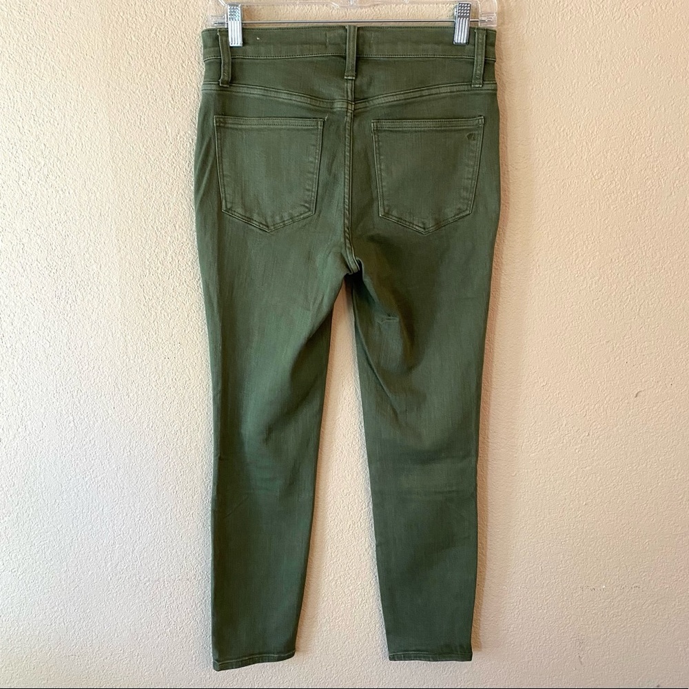 Madewell 9” Rise Skinny Crop Jeans Garment-Dyed Button-Front Edition - Picture 3 of 9